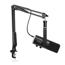 FIFINE AmpliGame AM8T USB/XLR Dynamic Microphone Kit with Boom Arm Stand